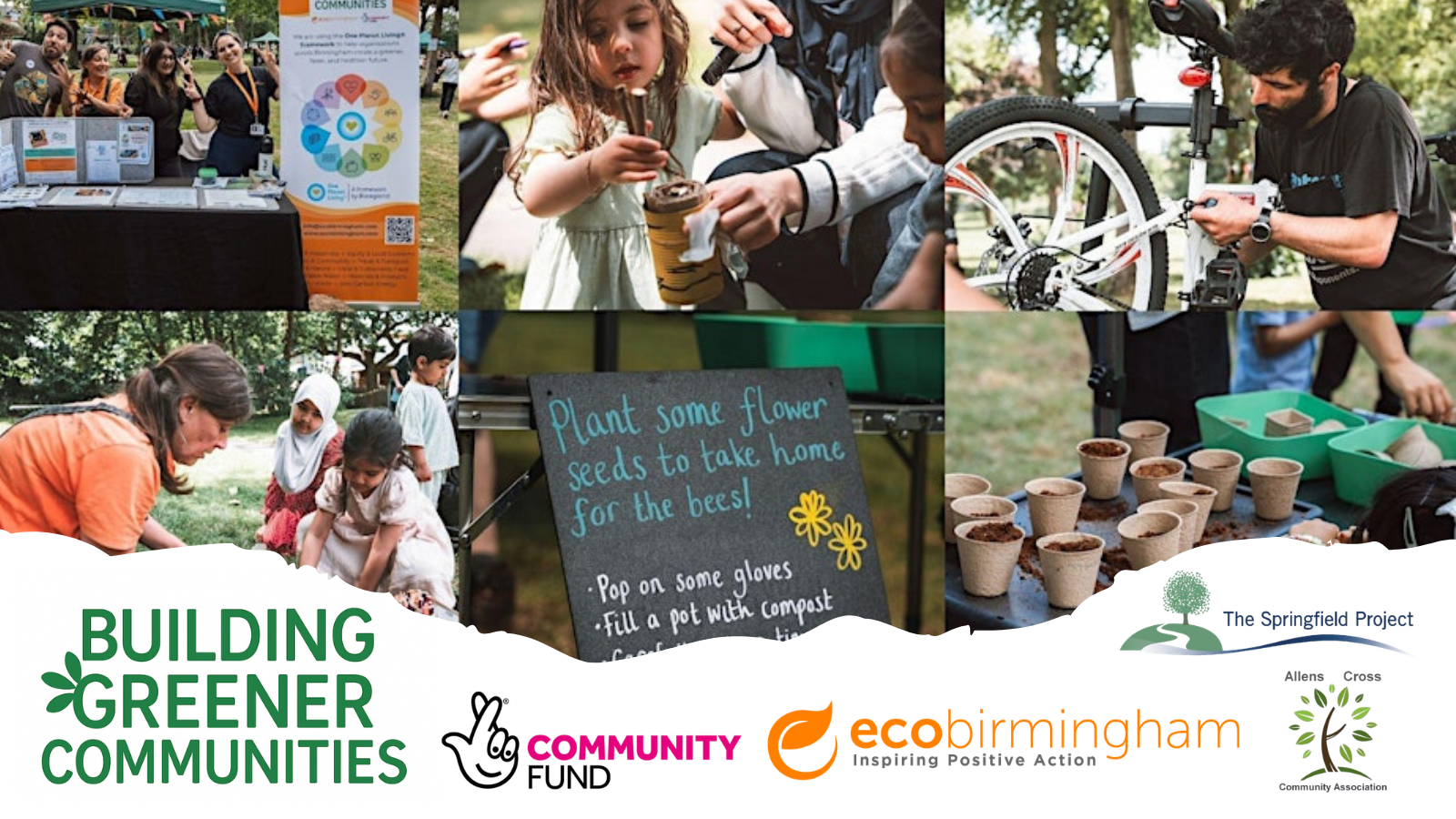 Building Greener Communities, a project by ecobirmingham to introduce sustainable choices as an easy and beneficial addition to peoples lifestyle across Birmingham.